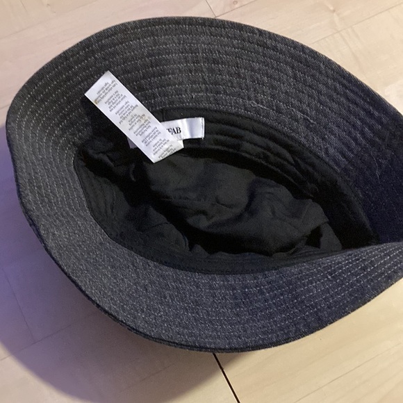 Black Denim Bucket Hat, NWOT - Picture 2 of 2